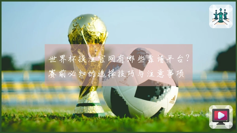 世界杯投注官网有哪些靠谱平台？赛前必知的选择技巧与注意事项